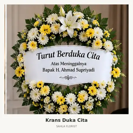Krans Bunga Duka Harbour Bay